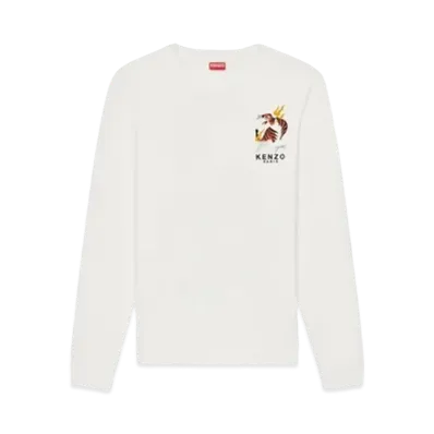KENZO 'YEAR OF THE DRAGON' Classic Long Sleeve T-shirt "Off White"