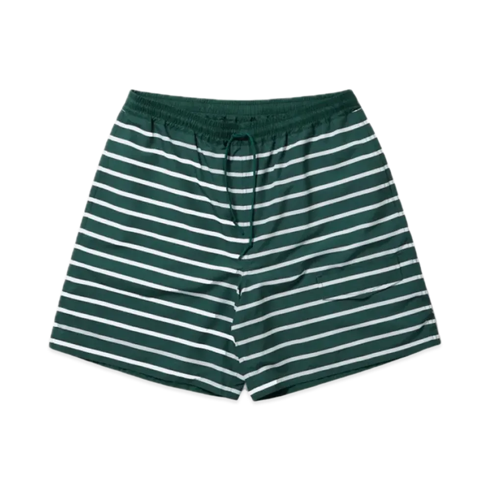 DAIWA PIER39 Tech Reversible Sailing Shorts "White/Green Border"