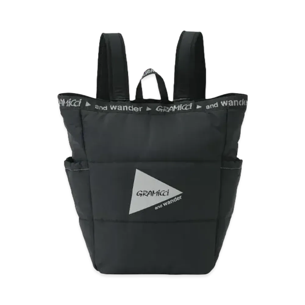 GRAMICCI x and wander Padded 2Way Pack "Black"