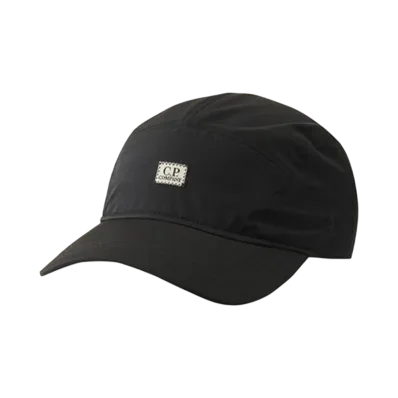 C.P. Company Chrome-R Panelled Cap "Total Eclipse Blue"