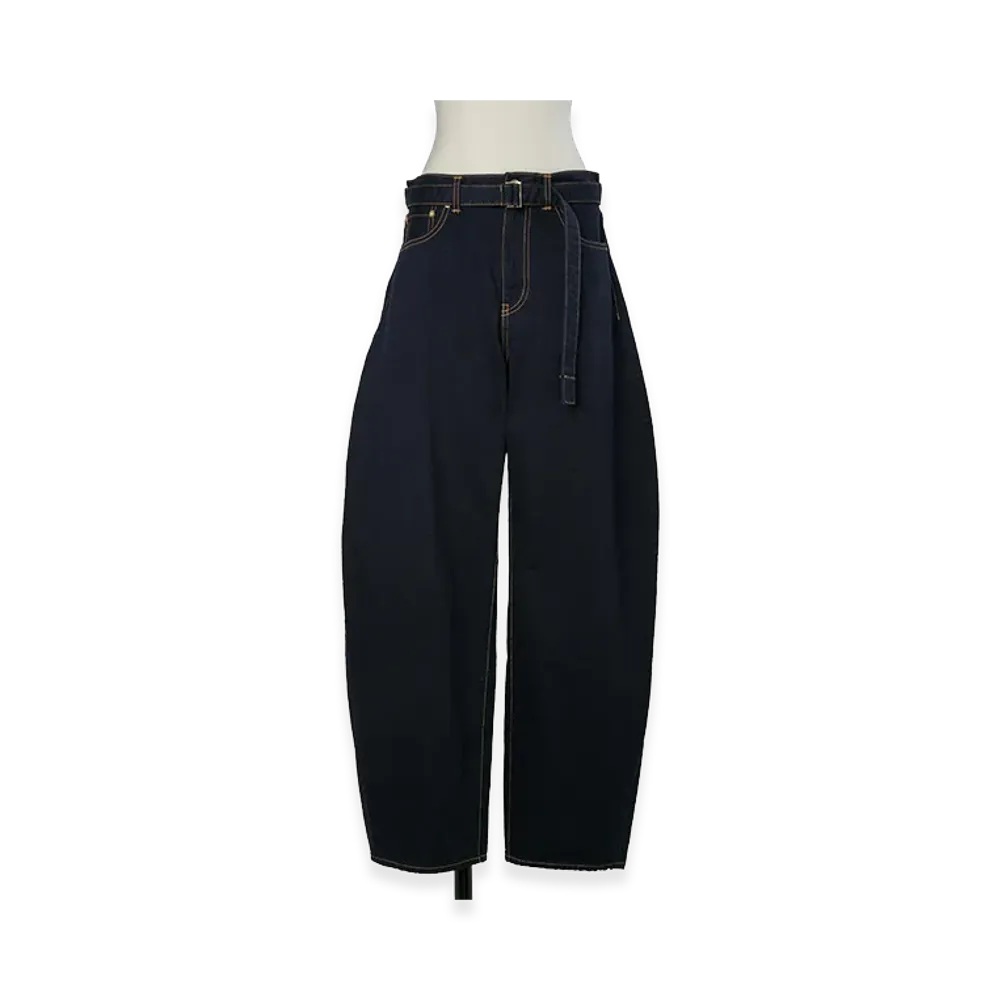 sacai Women's Denim Pants "Navy"