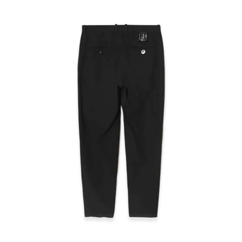 UNDERCOVER Cotton Cropped Slacks "Black"