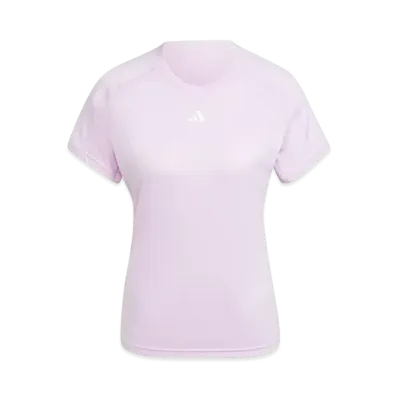 adidas Aeroready Train Essentials Minimal Logo Crewneck Short Sleeve T-Shirt "Bliss Lilac/White"