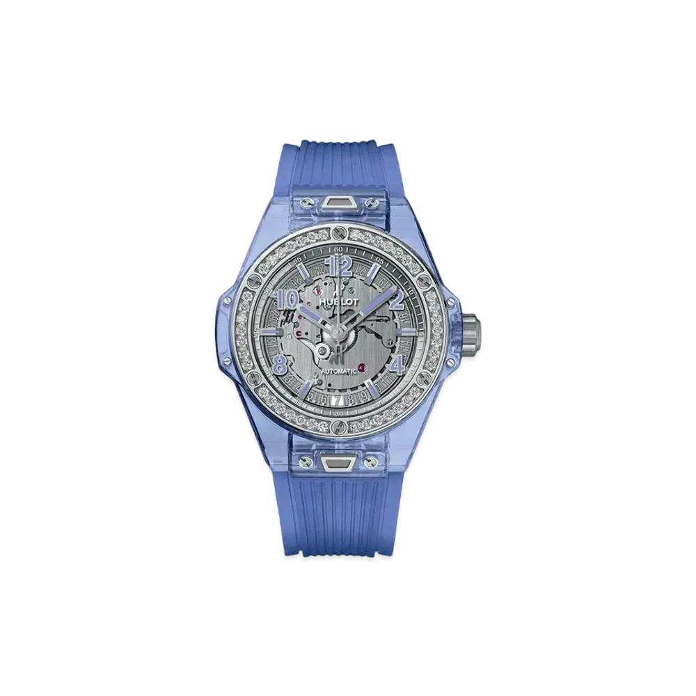 HUBLOT Big Bang One Click Blue Sapphire Diamonds 39mm