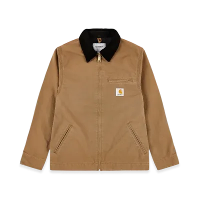 Carhartt WIP Detroit Jacket Hamilton Brown Rinsed "Hamilton Brown/Black"