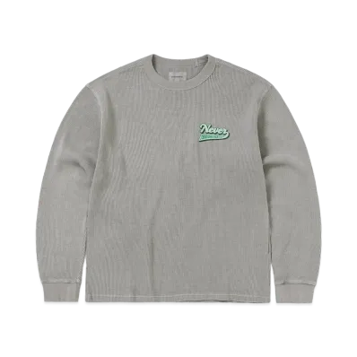 thisisneverthat Waffle L/S Tee "Dark Grey"