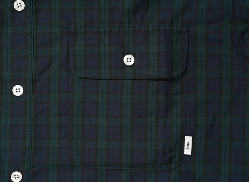 WTAPS Wcpo 01 / LS / Cotton. Broadcloth. Textile 
