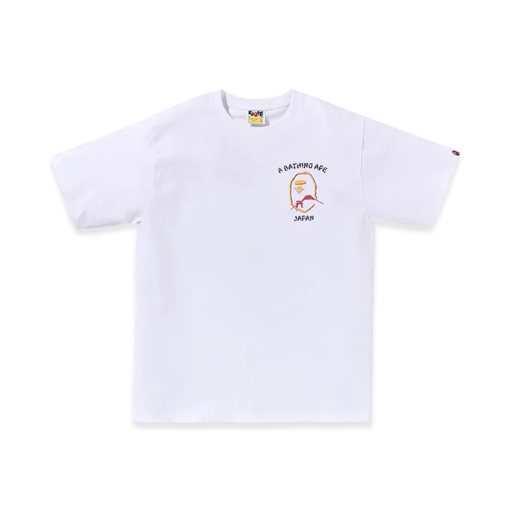 A BATHING APE Souvenir Tee "White"