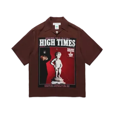 WACKO MARIA High Times / Hawaiian Shirt "Brown"