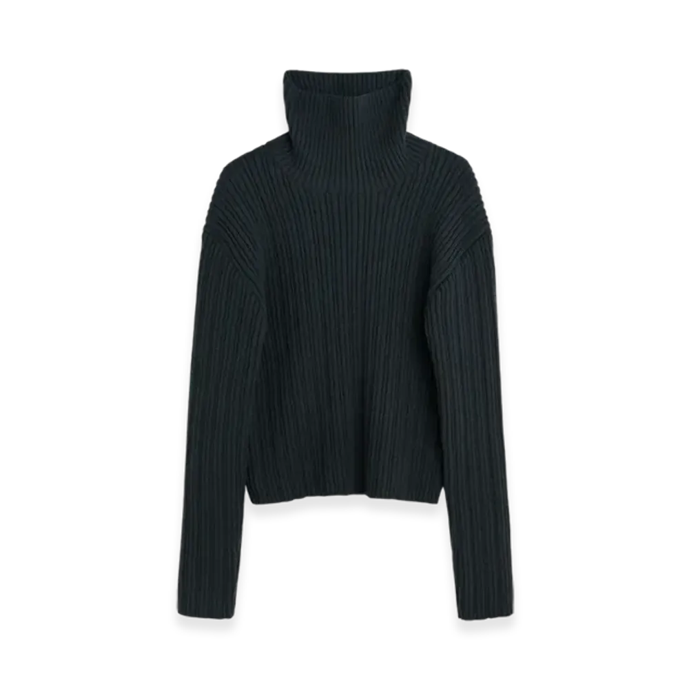 OUR LEGACY Women's Compact Funnel "Phantom Quotidian Wool"