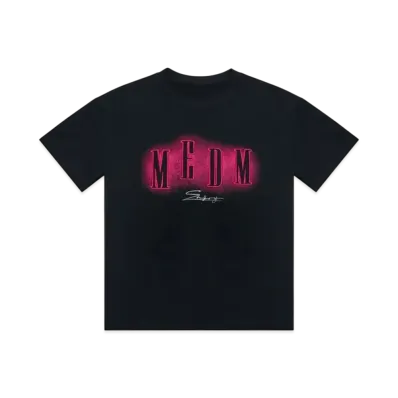 MR. ENJOY DA MONEY Neon Light Embroidery Short Sleeves "Black"