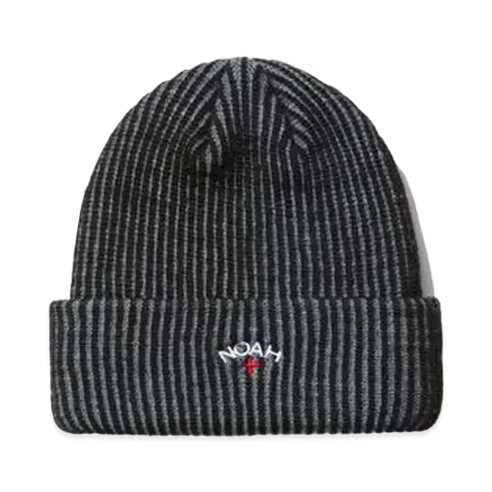 Noah Tri-Color Beanie "Black"