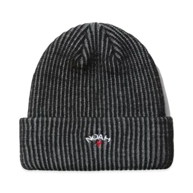 Noah Tri-Color Beanie "Black"