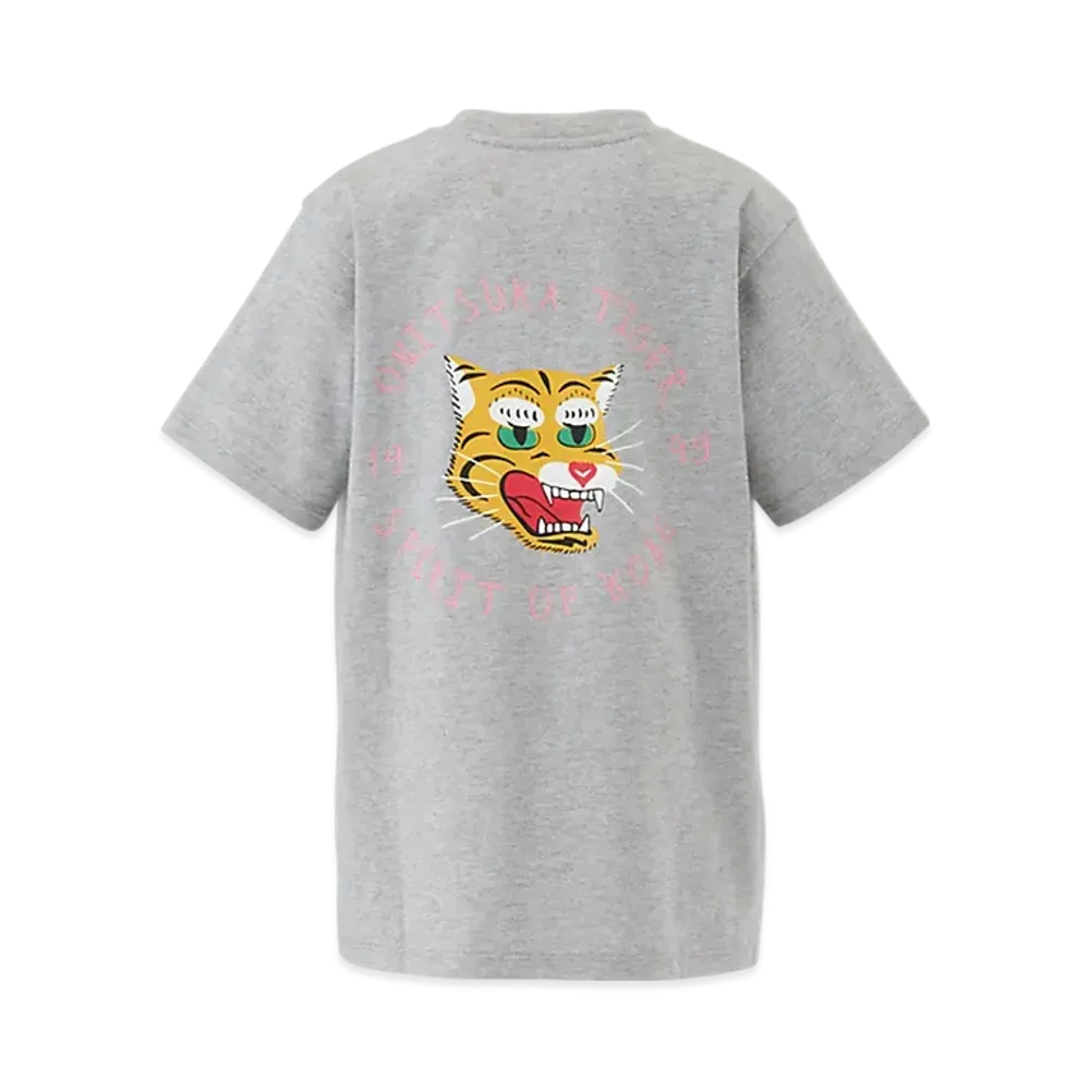 Onitsuka Tiger Kids Graphic Tee "HeatherGrey"