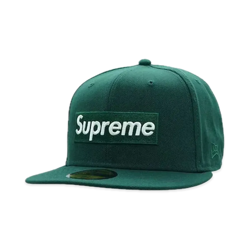 Supreme Sharpie Box Logo New Era "Dark Green"