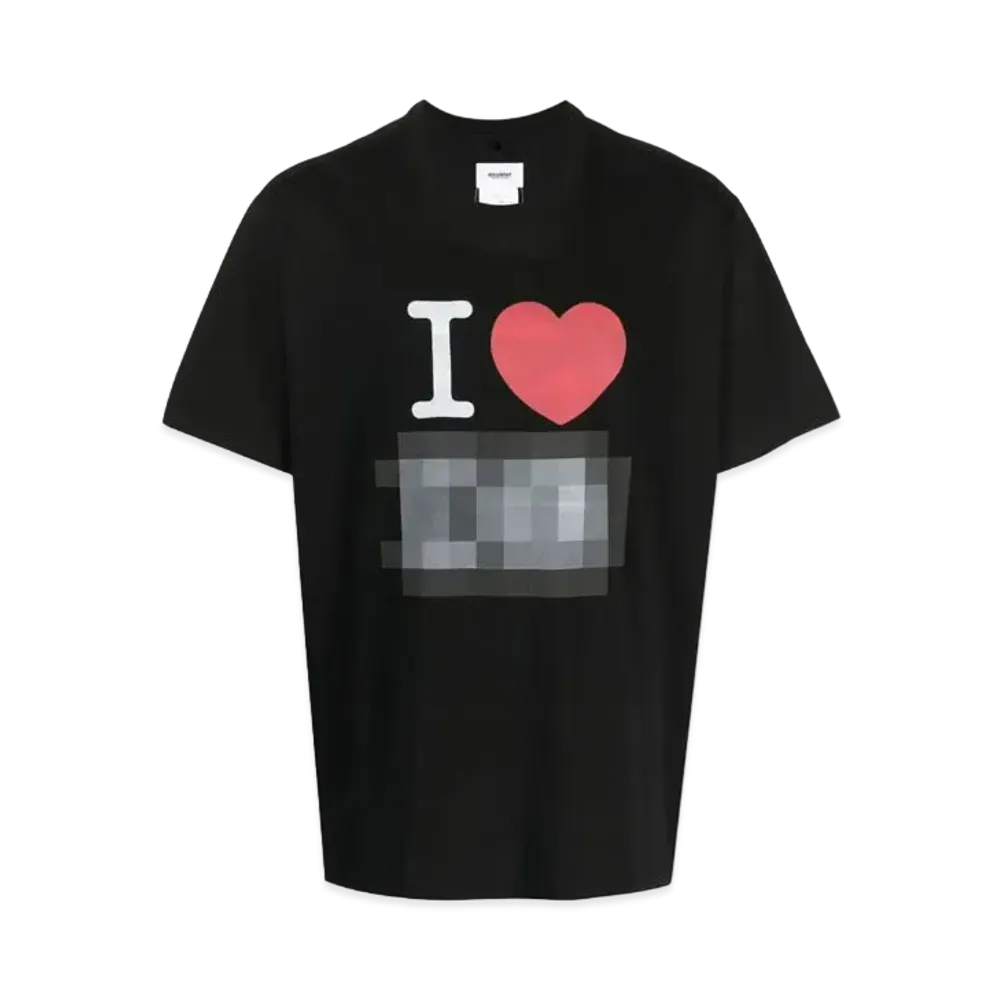 doublet Slogan T-shirt "Black"