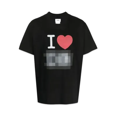 doublet Slogan T-shirt "Black"