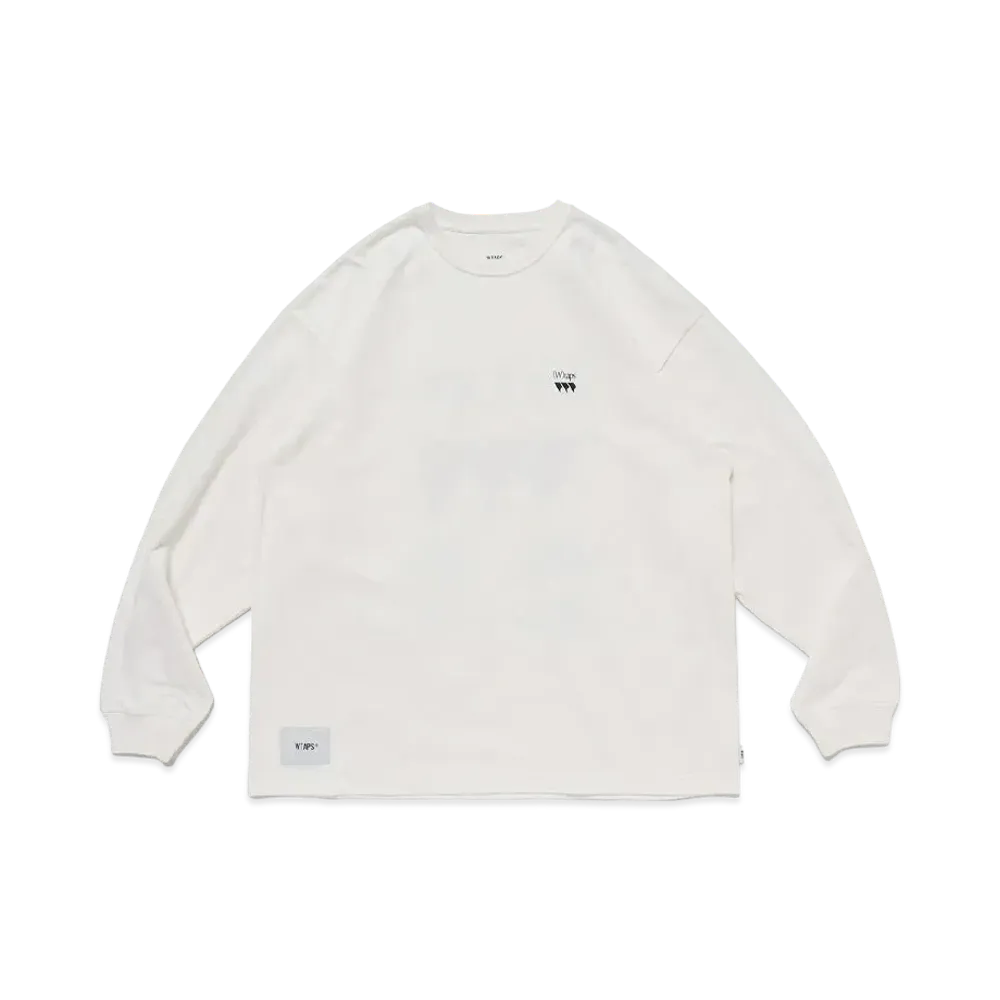 WTAPS OBJ 02 / LS / Cotton. :///: "White"