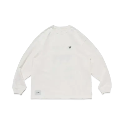 WTAPS OBJ 02 / LS / Cotton. :///: "White"