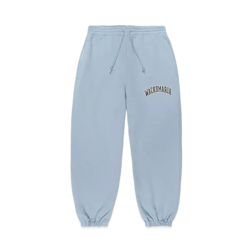WACKO MARIA Middle Weight Sweat Pants "Blue"