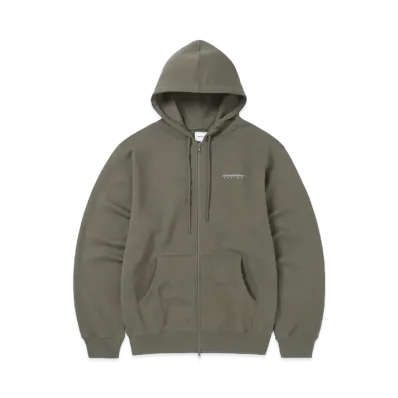 thisisneverthat DSN-Logo Zip Hoodie "Dark Mocha"