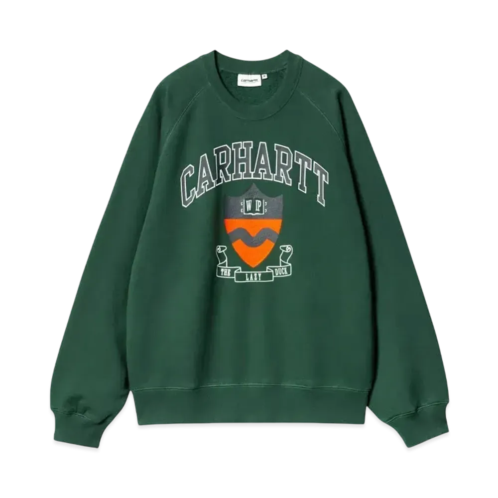 Carhartt WIP Lazy Duck Academy Sweat "Sycamore Tree"