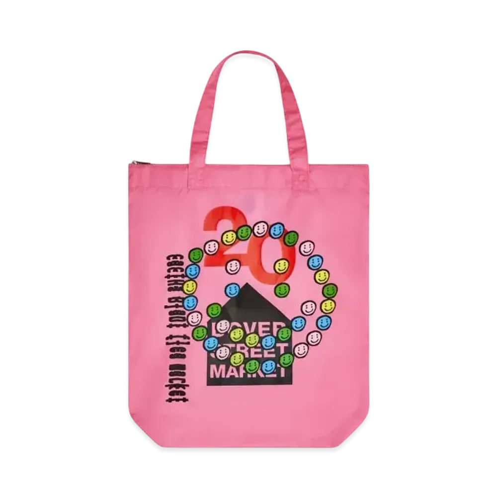 Dover Street Market London x Cactus Plant Flea Market 20th Anniversary Tote "Pink"
