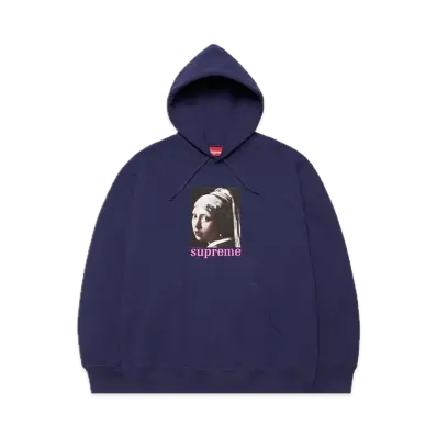 Supreme Pearl Hooded Sweatshirt "Navy"