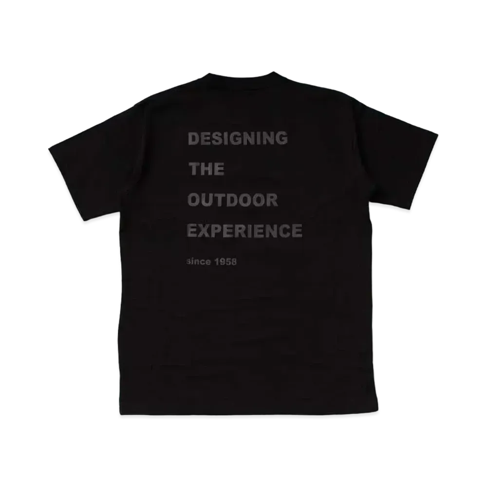 snow peak Reflector Message T shirt "Black"