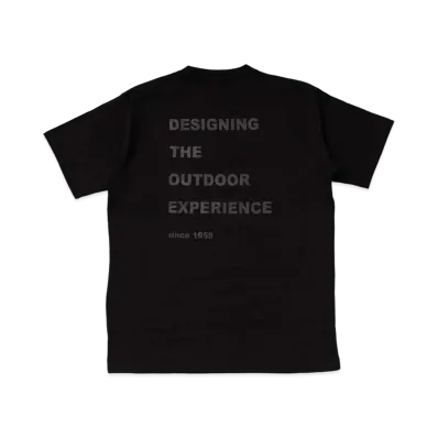 snow peak Reflector Message T shirt "Black"