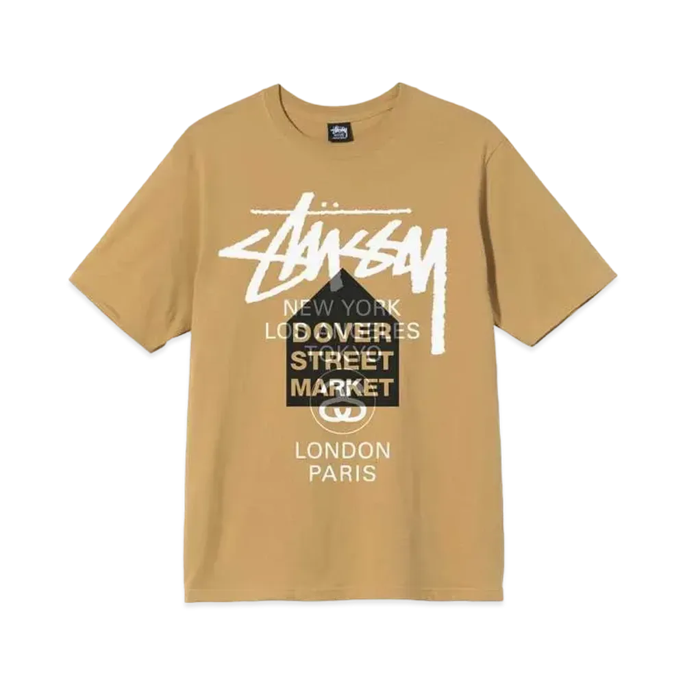 Stussy DSM WORLD TOUR S/S TEE "Khaki"