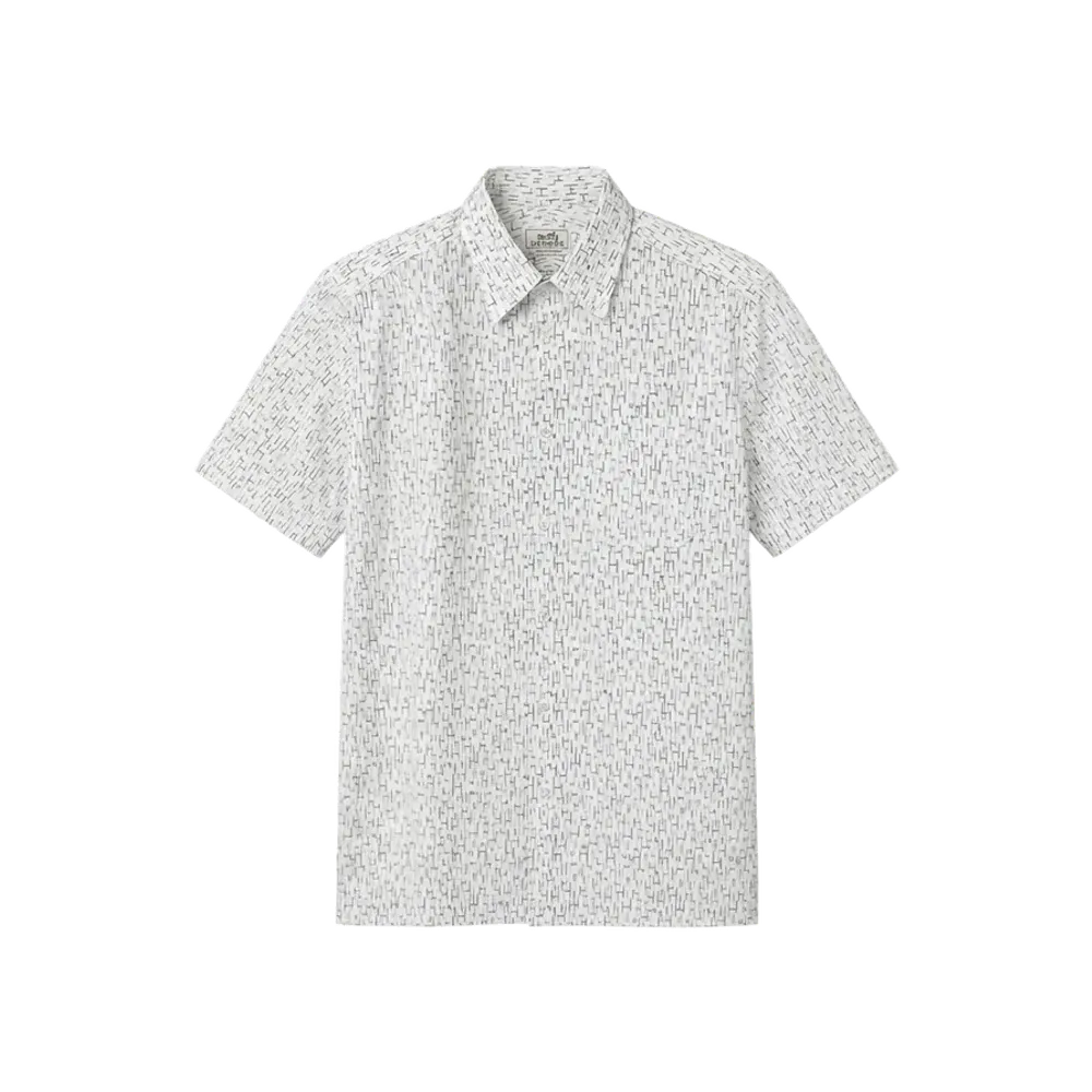 HERMES H Motif Shirt "White"