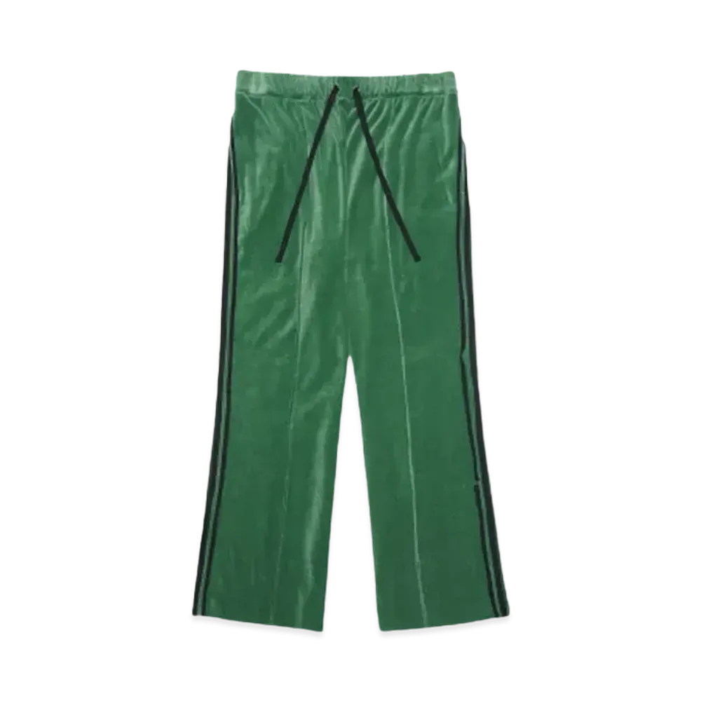 my beautiful landlet VELOR JERSEY LINE FLARE PANTS"GRN"