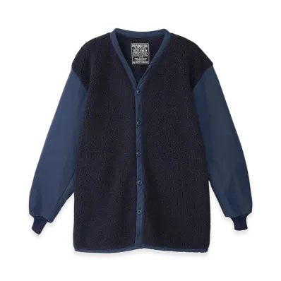 HYSTERIC GLAMOUR Boa Cardigan "Navy"