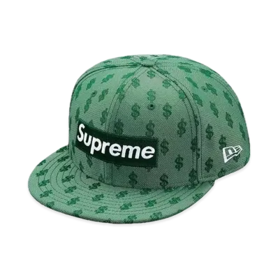 Supreme Monogram Box Logo New Era "Green"