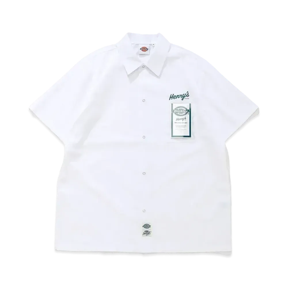 Dickies x Henry's PIZZA Chef Shirt "White"