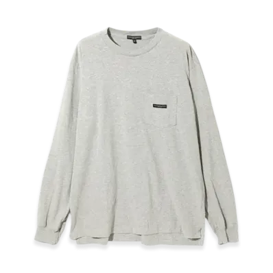 ENGINEERED GARMENTS Long Sleeve Crew Neck Tee "Gray"