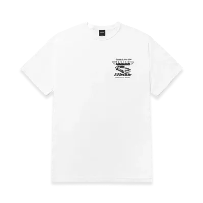 HUF x Greddy Body Works Tee "White"