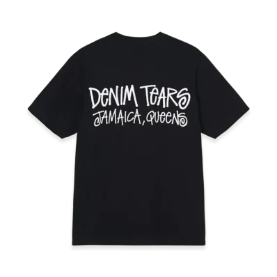 Stussy x Our Legacy x Denim Tears Jamica Tee "Black"