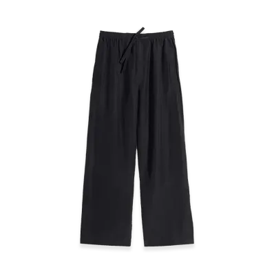 LEMAIRE Linen Viscose Pyjama Pants "Black"