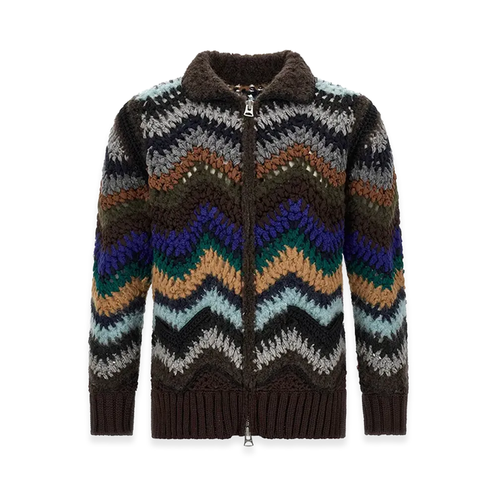 sacai Crochet Cardigan "Multicolor"