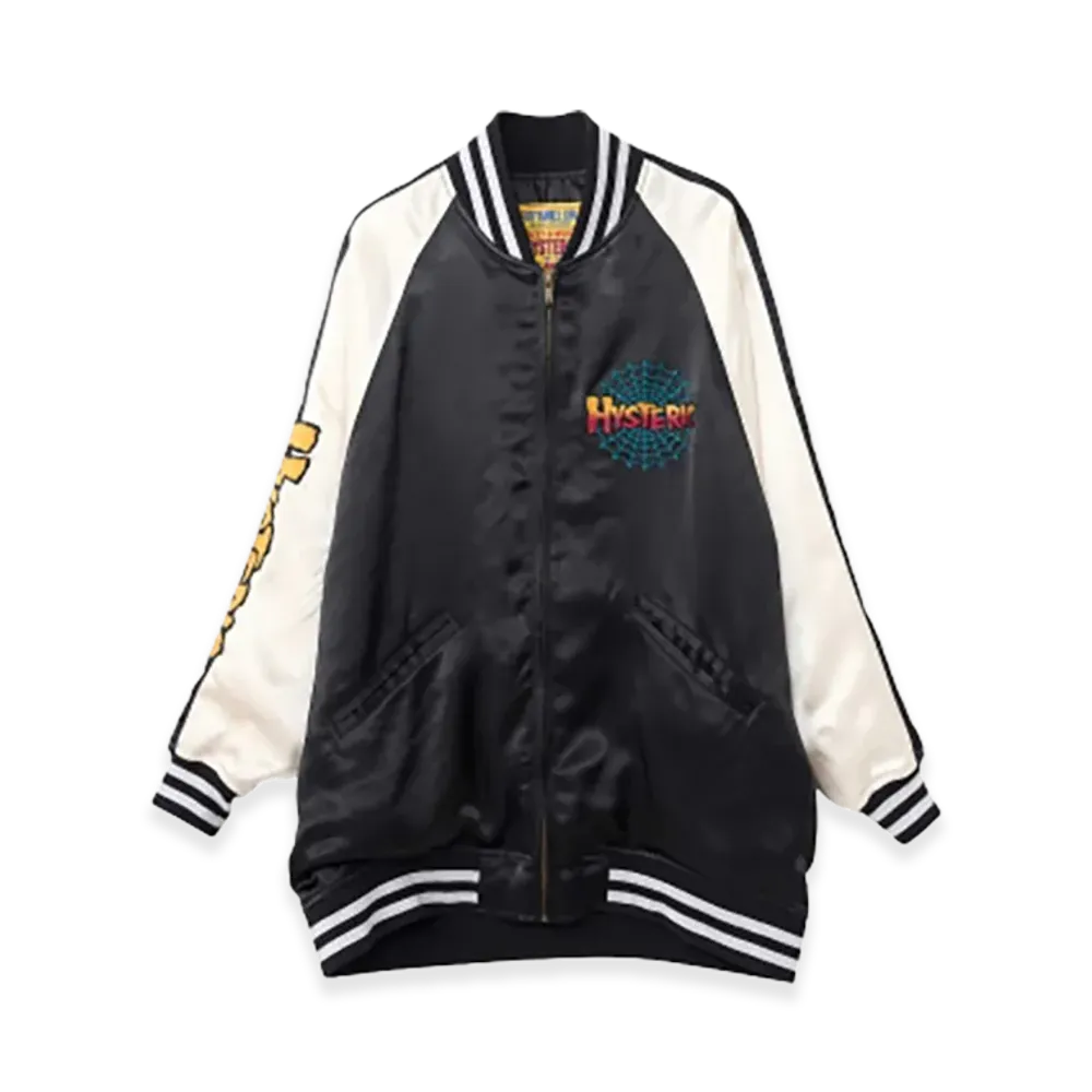HYSTERIC GLAMOUR Kinky Hysteric Embroidered Souvenir Jacket "Black"