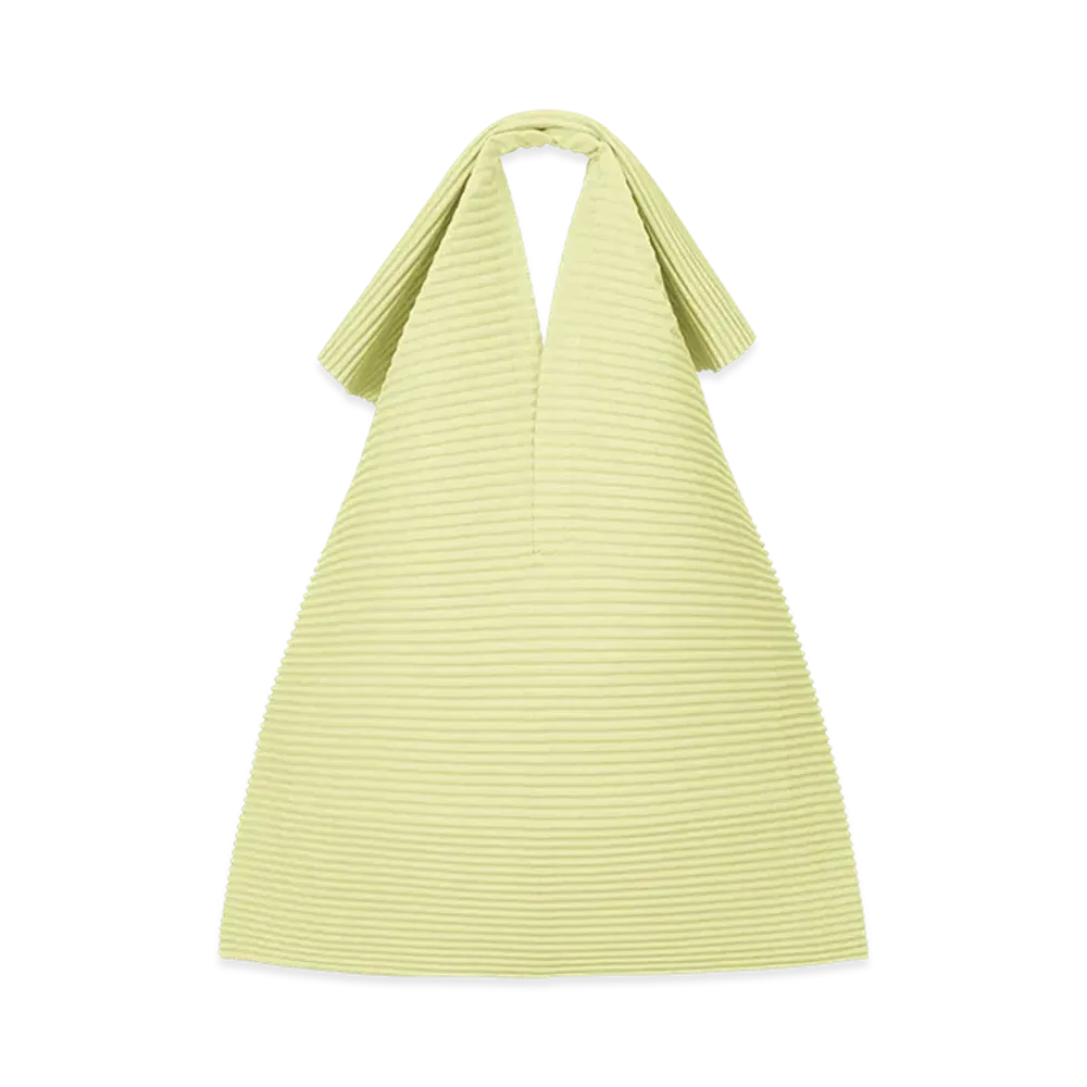 HOMME PLISSE ISSEY MIYAKE Horizon Pleats Bag "Sour Green"