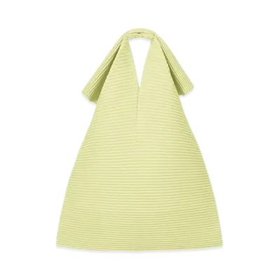 HOMME PLISSE ISSEY MIYAKE Horizon Pleats Bag "Sour Green"