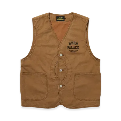 PALACE x NEIGHBORHOOD Duck Vest "Brown"