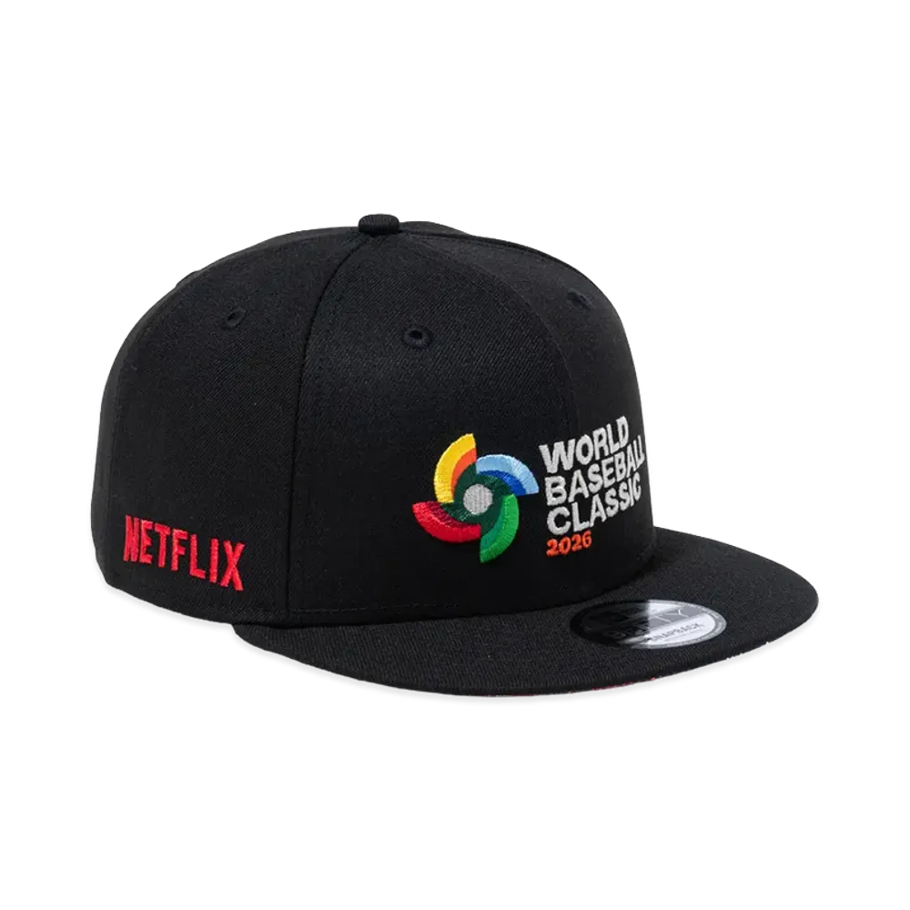NEW ERA x World Baseball Classic x Netflix 9Fifty Front Logo "Black"
