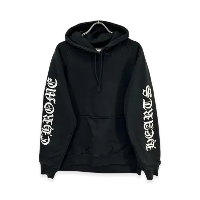 Chrome Hearts Floral Cross Horseshoe Print Pullover Hoodie "Black"
