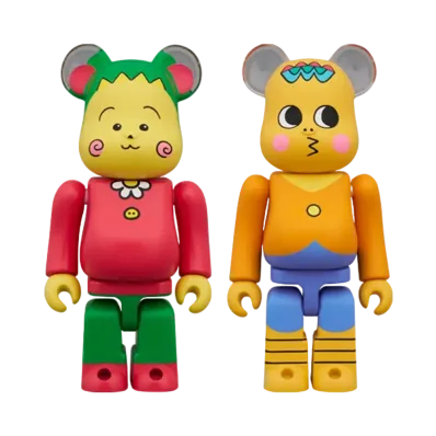 MEDICOM TOY "BEARBRICK" Kojikoji & Jiro 2PCS SET