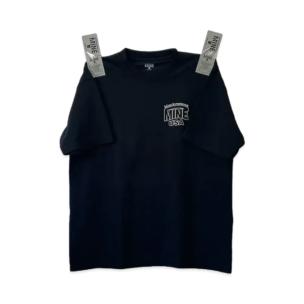 BLACKMEANS x MINE USA #03 S/S "Black"