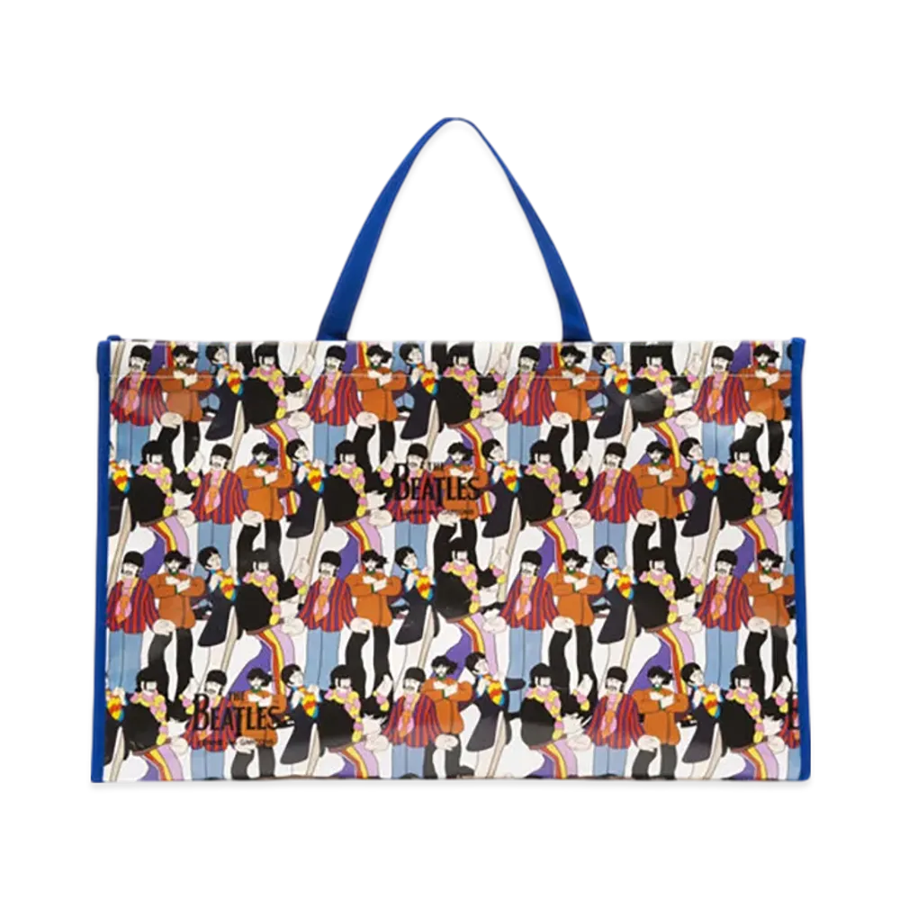 COMME des GARCONS x The Beatles Submarine Print Tote Bag Blue "Multi"